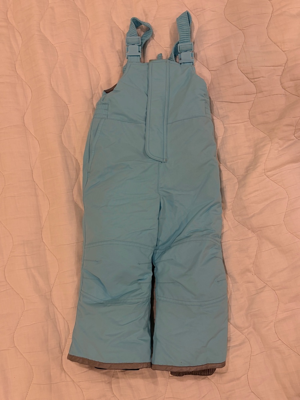 Hanna Andersson Light Blue Snow Bib Overalls
